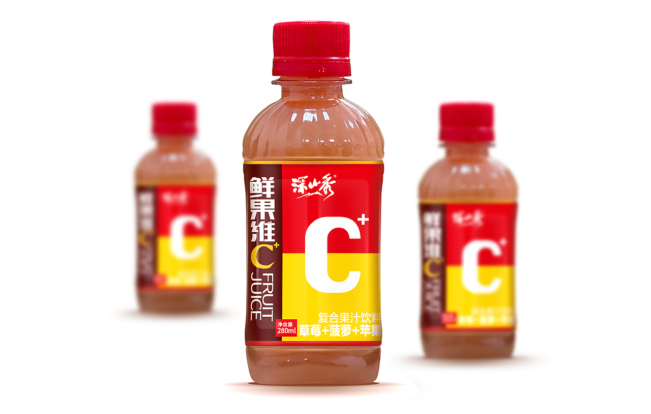 一款普通果汁包装设计·一木品牌