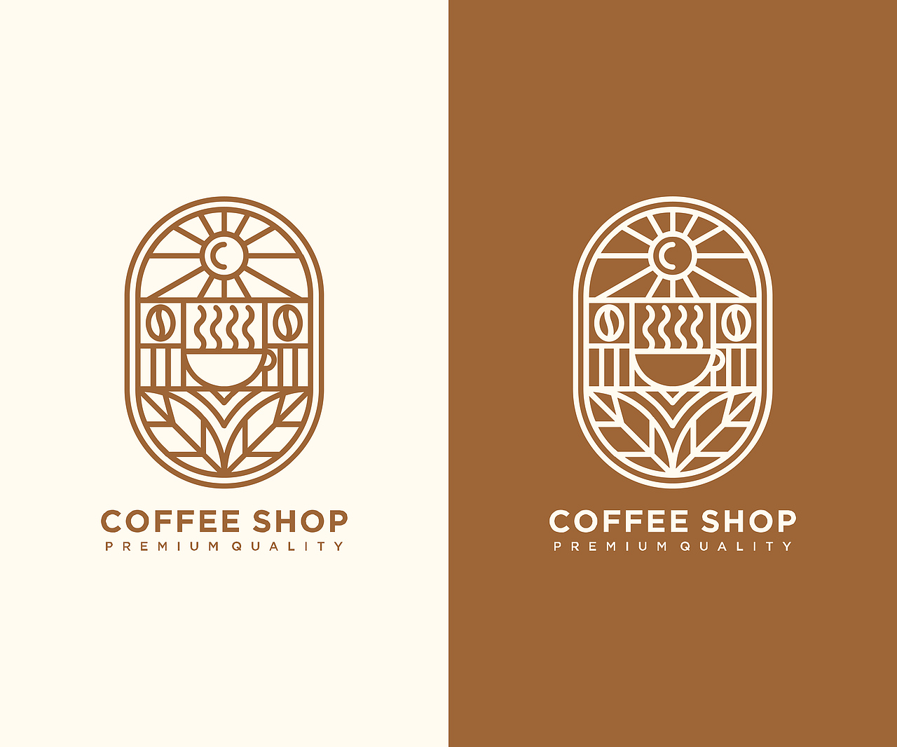 【素材】咖啡店合集logo标志AI矢量格式