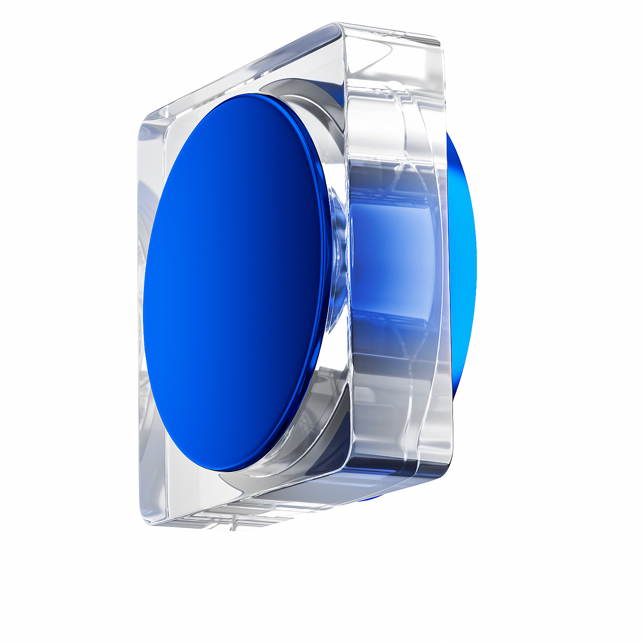 左光精华面霜产品+包装盒建模+白底组图渲染分享