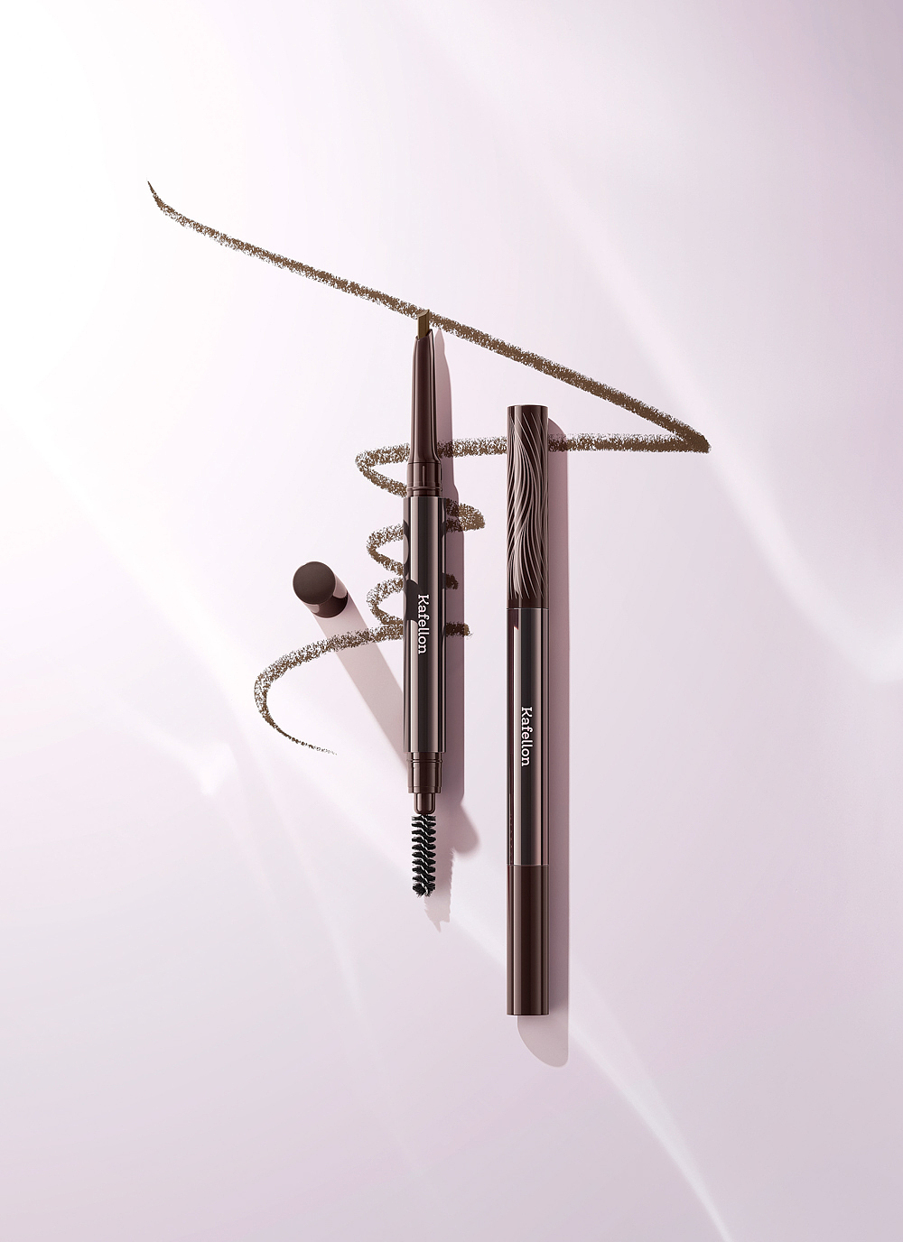 凯芙兰 Kafellon 羽毛系列家族彩妆 产品摄影（图ZMzQ0MTYwNDk2） - 产品摄影 - 站酷设计师庄丰原创素材 - 站酷ZCOOL