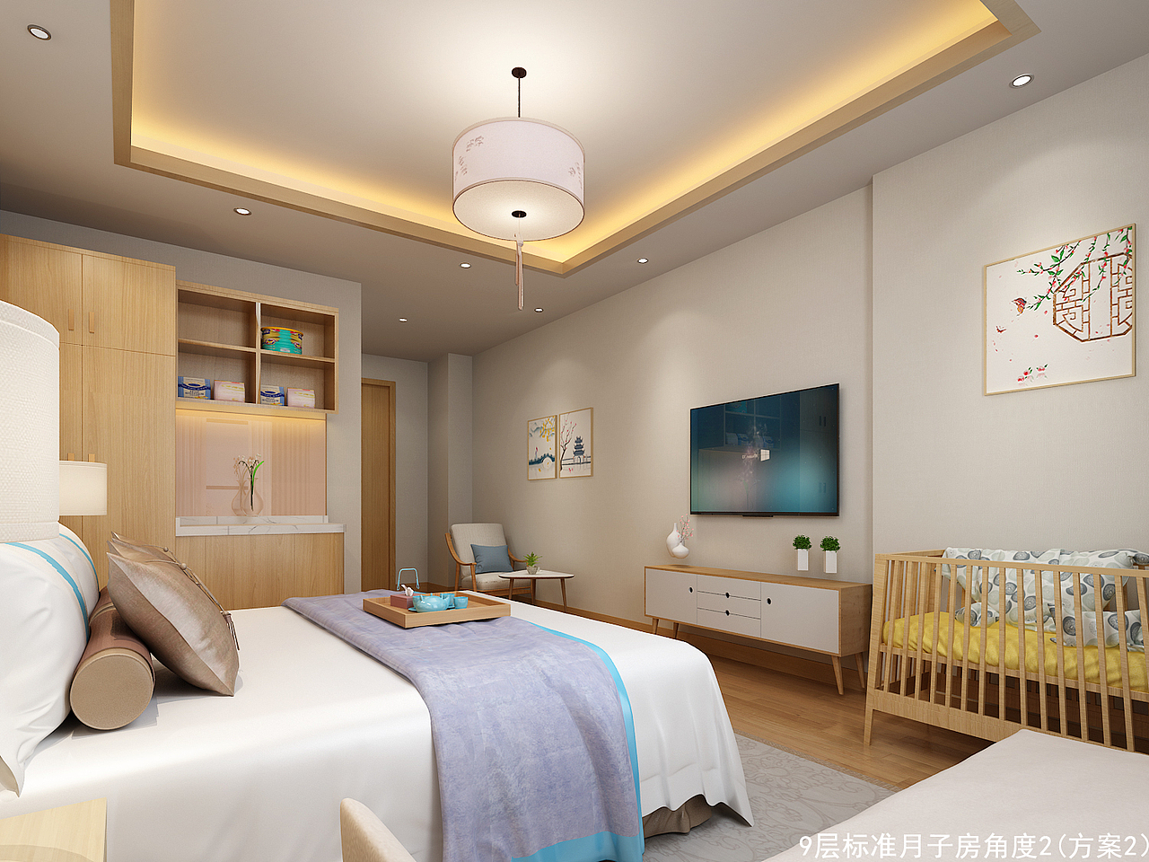 银川装修公司|银川爱玛家母婴中心装修设计方案鉴赏（图ZMzQ4NDE5Nzg4） - 商业空间设计 - 站酷设计师宁夏镹臻工装原创素材 - 站酷ZCOOL