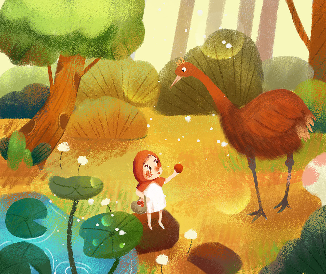 近期的儿童插画稿子