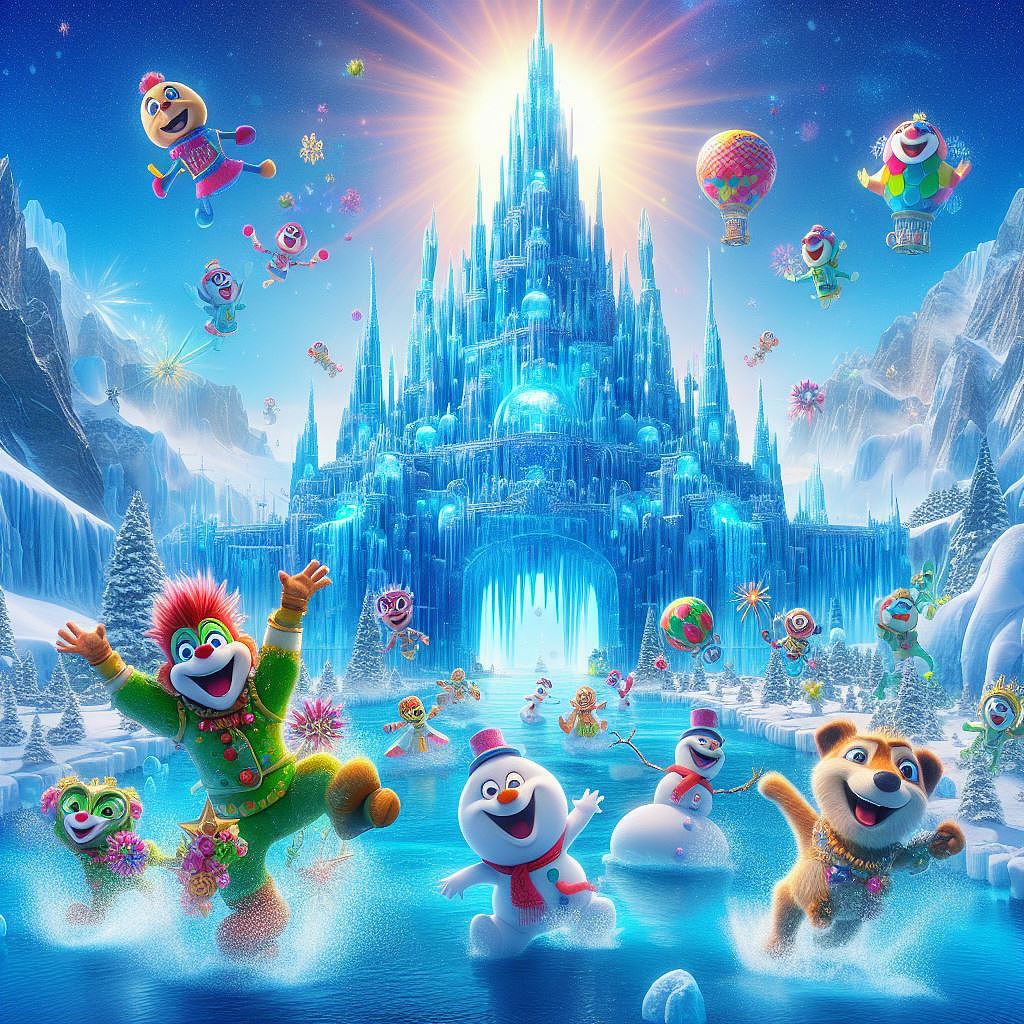 来来一组冰雪系列的AI出图吧