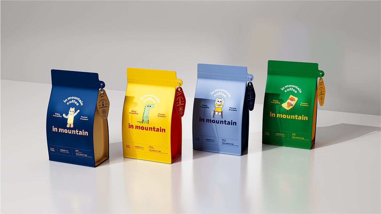 in mountain coffee 品牌设计