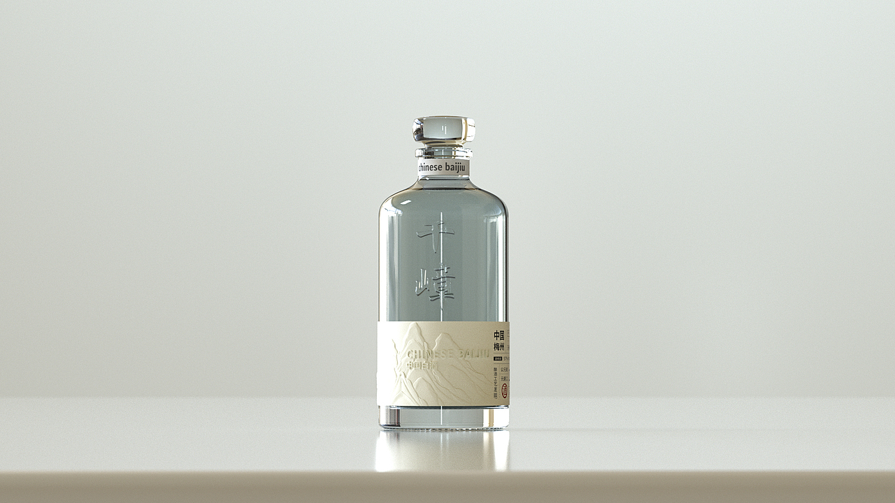 越过层层叠叠的山,追寻一瓶心中挚爱千嶂白酒作品