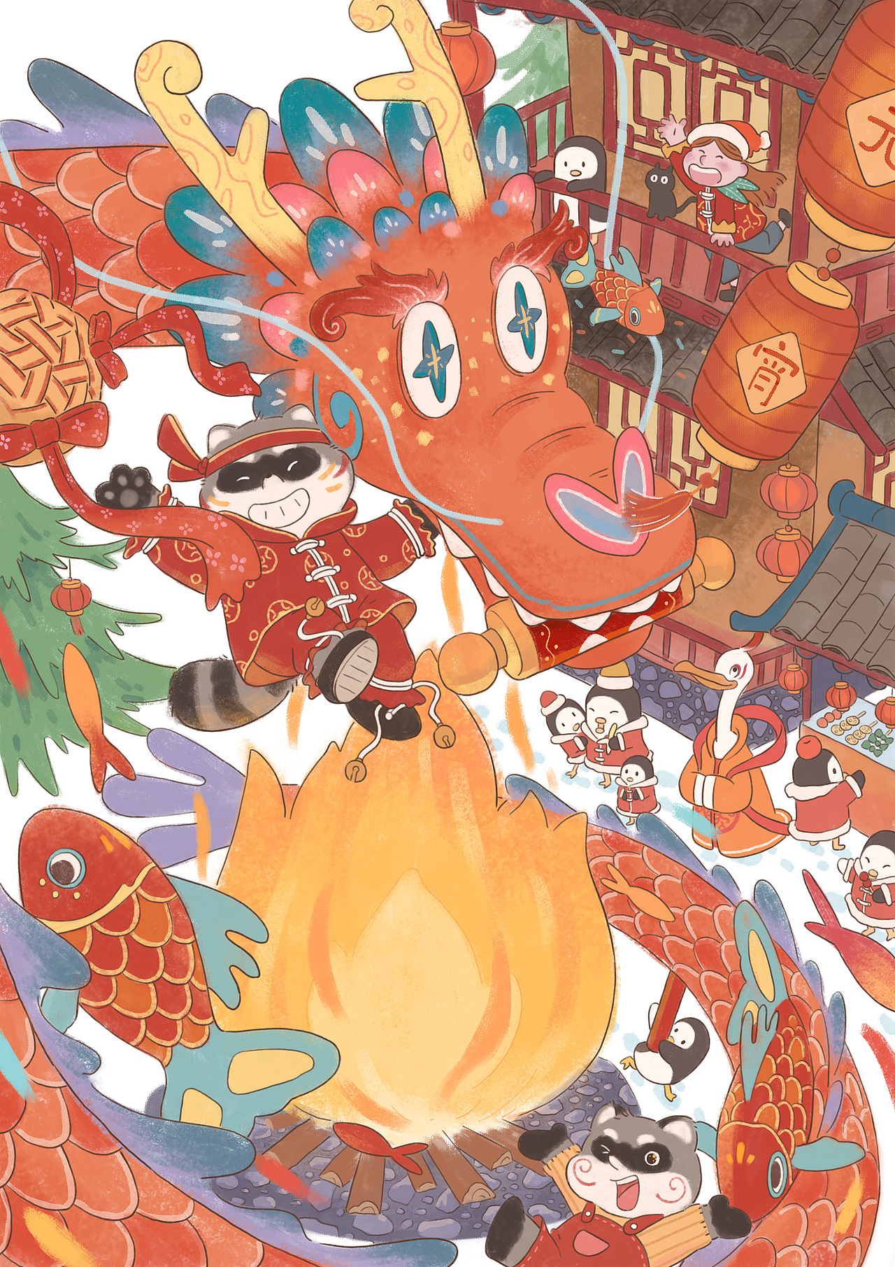 元宵节-舞龙舞狮