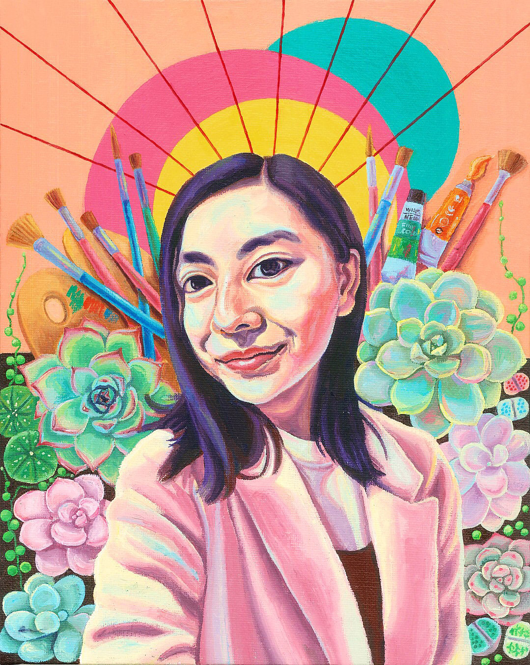 人物肖像系列插画（图ZMzI4MTI5NzU2） - 绘画 - 站酷设计师画画的JULY原创素材 - 站酷ZCOOL