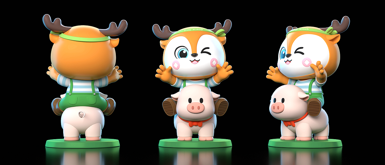 信小䘵卡通IP形象设计,应用主题造型延展