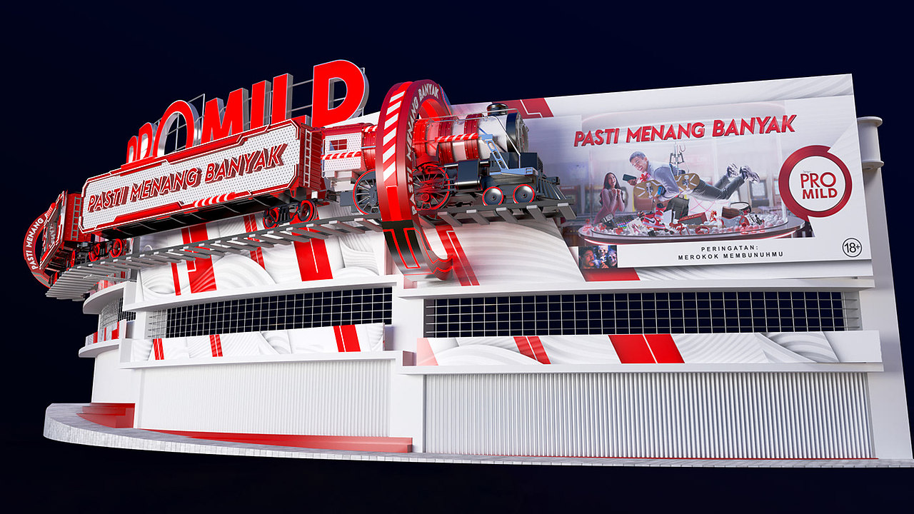 科技风快闪店设计