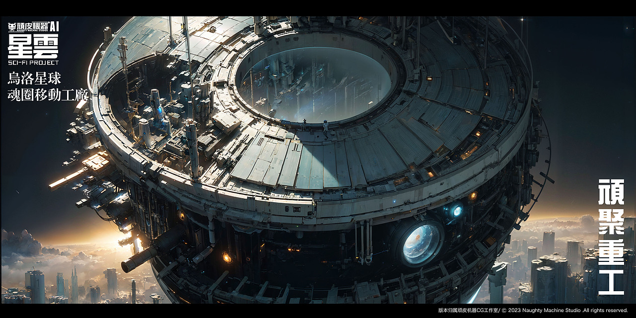 《星雲》系列-AI 科幻元宇宙世界观设定-乌洛星球
