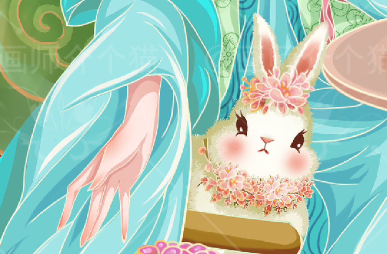 中秋节海报（图ZMzE0MzczOTQw） - 商业插画 - 站酷设计师介个猫原创素材 - 站酷ZCOOL