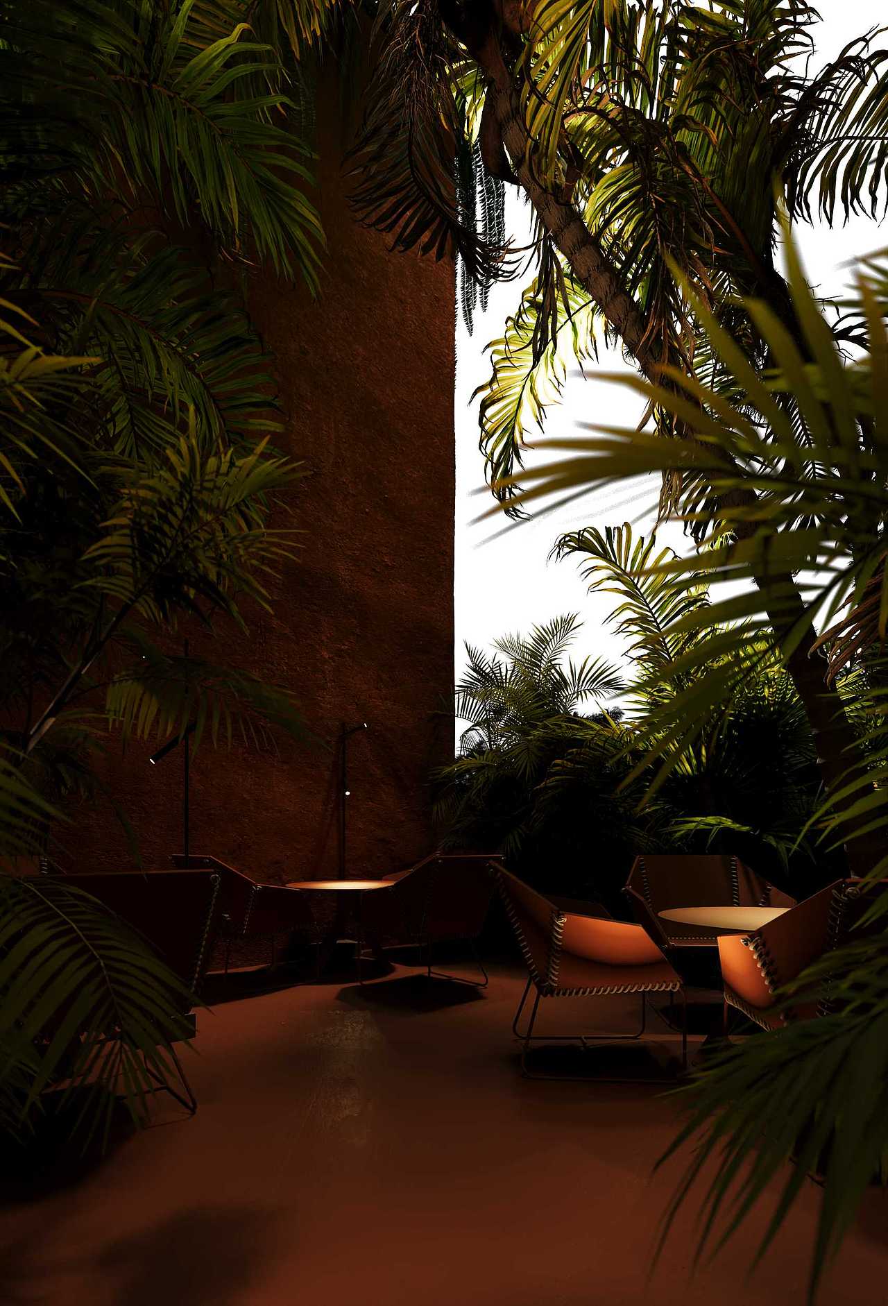 藏身在雨林的餐廳