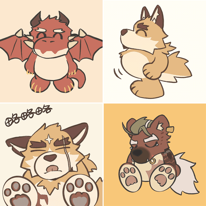 动态小动物表情包（图ZMzY5NDg1MzYw） - 网络表情 - 站酷设计师来点生煎原创素材 - 站酷ZCOOL