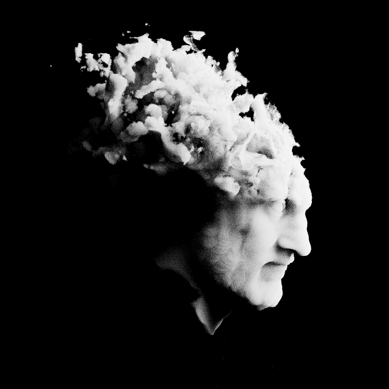 只添加了体积材质无贴图的效果