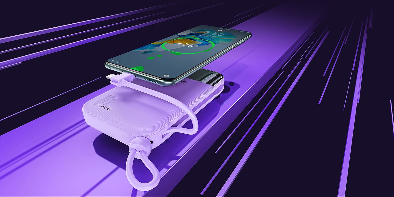 十一月渲染节选丨充电宝、证书、快充头、场景搭建（图ZMzU2NjE1NTAw） - 产品 - 站酷设计师_与光同行原创素材 - 站酷ZCOOL