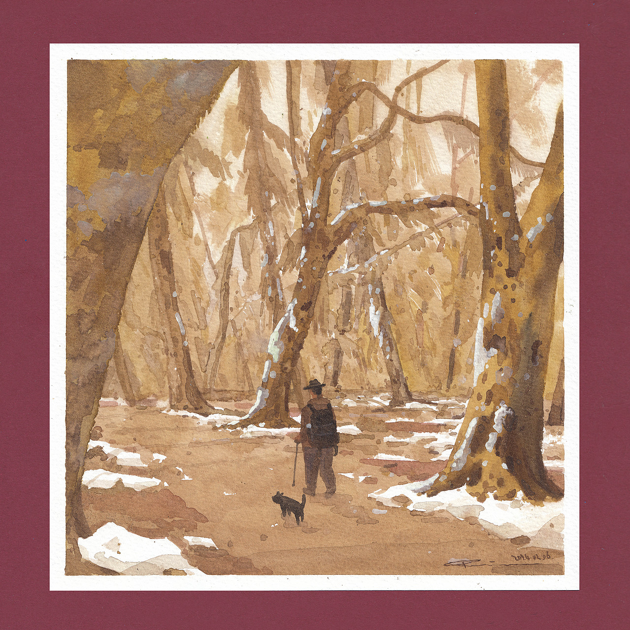 我的第56-58本画本-一人一狗的生活游记