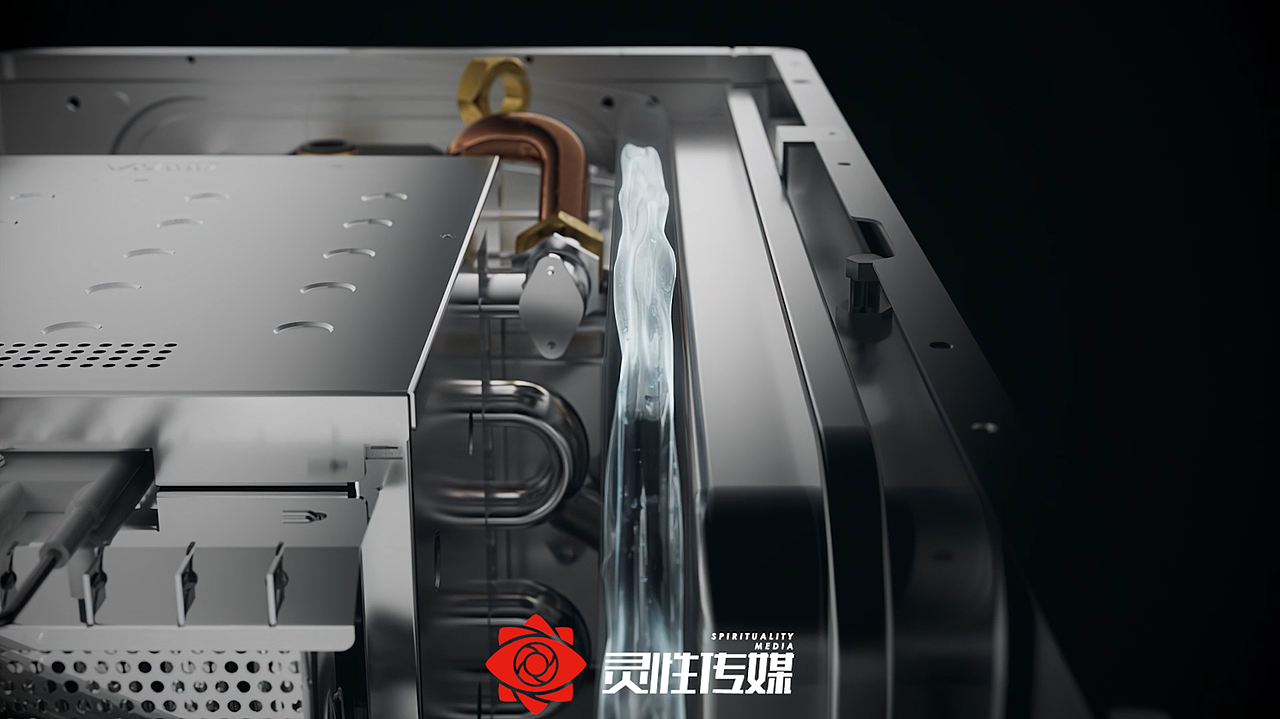 华帝零冷水壁挂炉创意动画