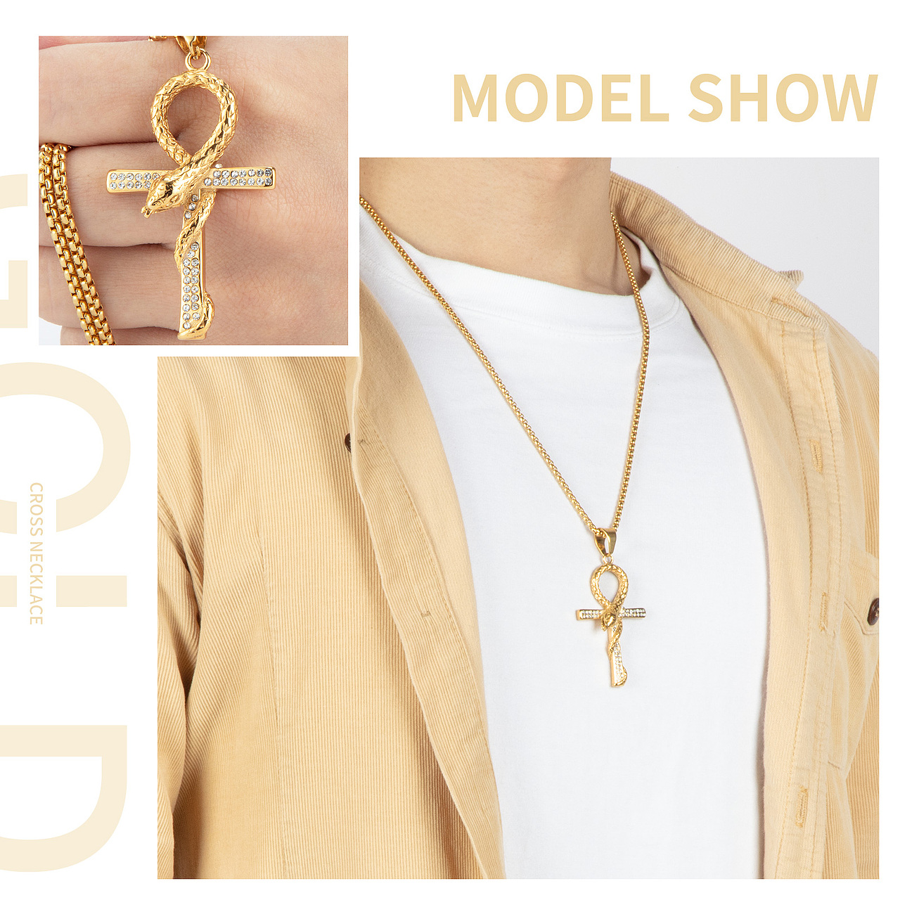 【亚马逊美国站】十字架项链&挂饰 主图A+