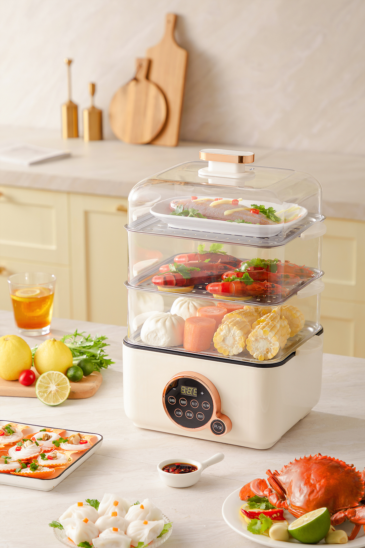 产品拍摄-小家电-电蒸锅