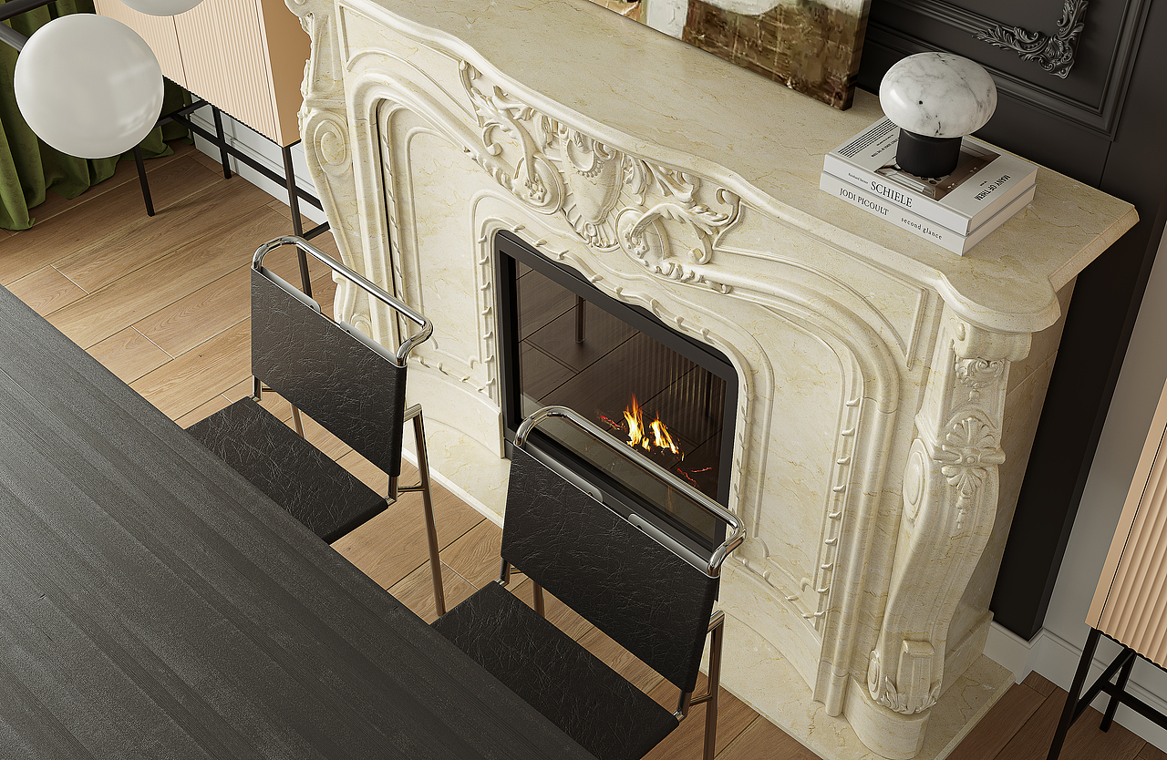 UU空间设计:简约法式的浪漫