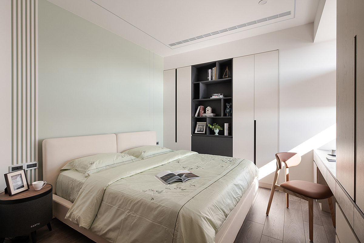 家装设计案例鉴赏——现代简约风度假感三居室