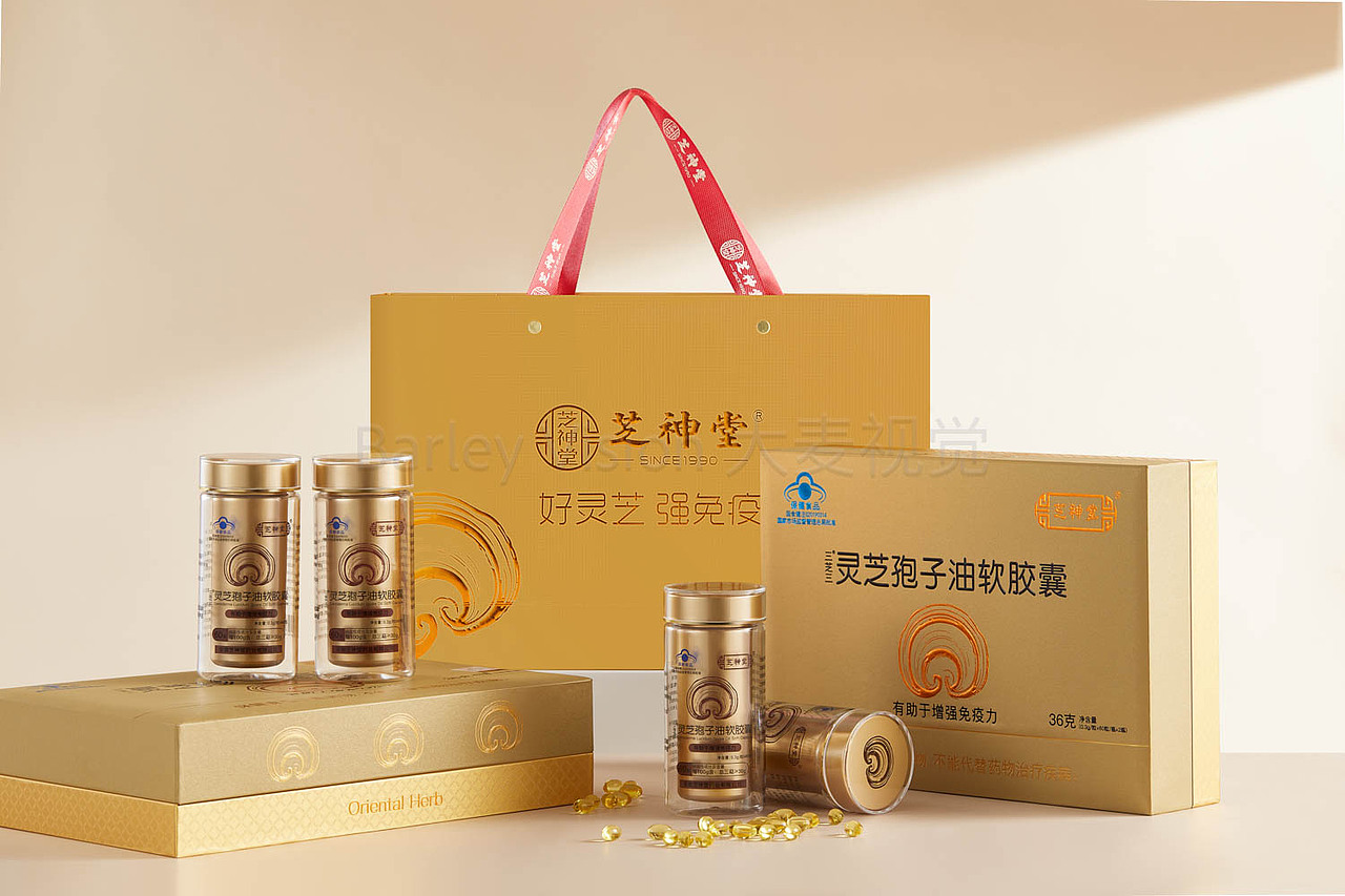 灵芝孢子胶囊拍摄/大麦商业摄影/电商全案制作（图ZMzcwODYxMzY4） - 产品摄影 - 站酷设计师大麦摄影视觉原创素材 - 站酷ZCOOL