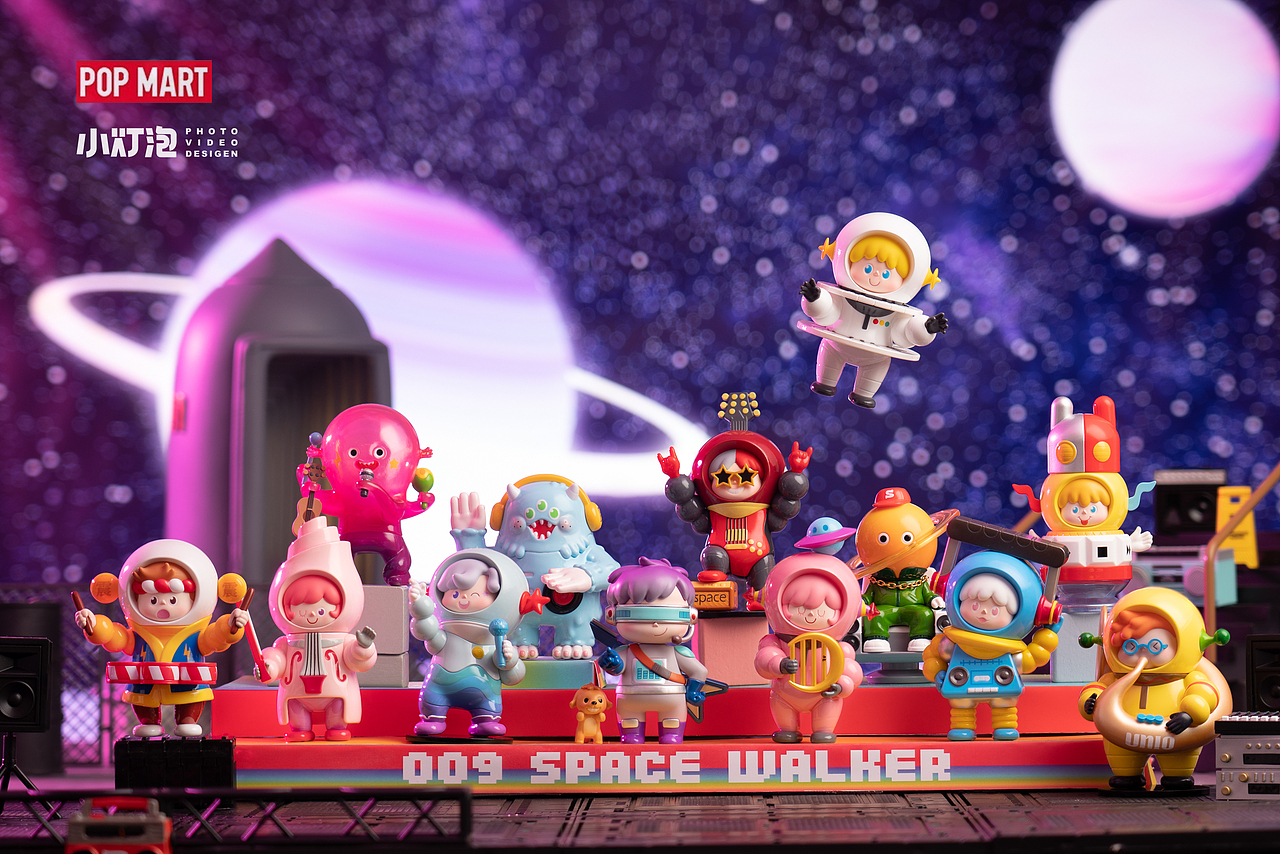 潮玩摄影|泡泡玛特 space walker 宇宙音乐会 赛博