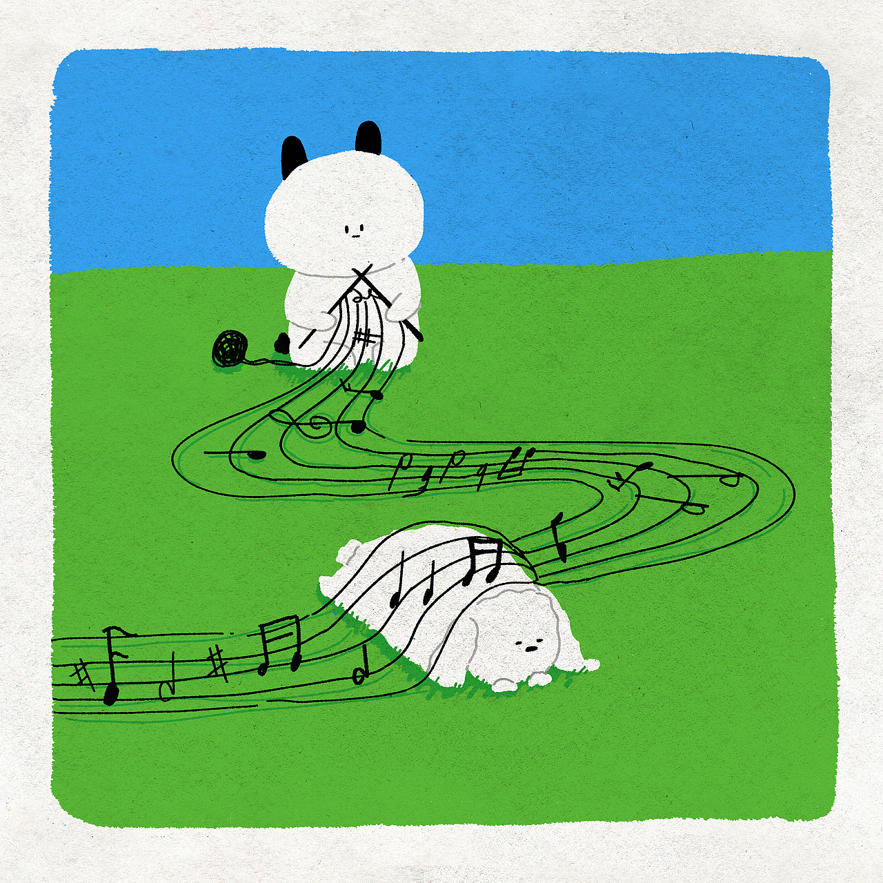 你喜欢小狗吗（图ZMzEzNjMxMjU2） - 艺术插画 - 站酷设计师是什么泥原创素材 - 站酷ZCOOL