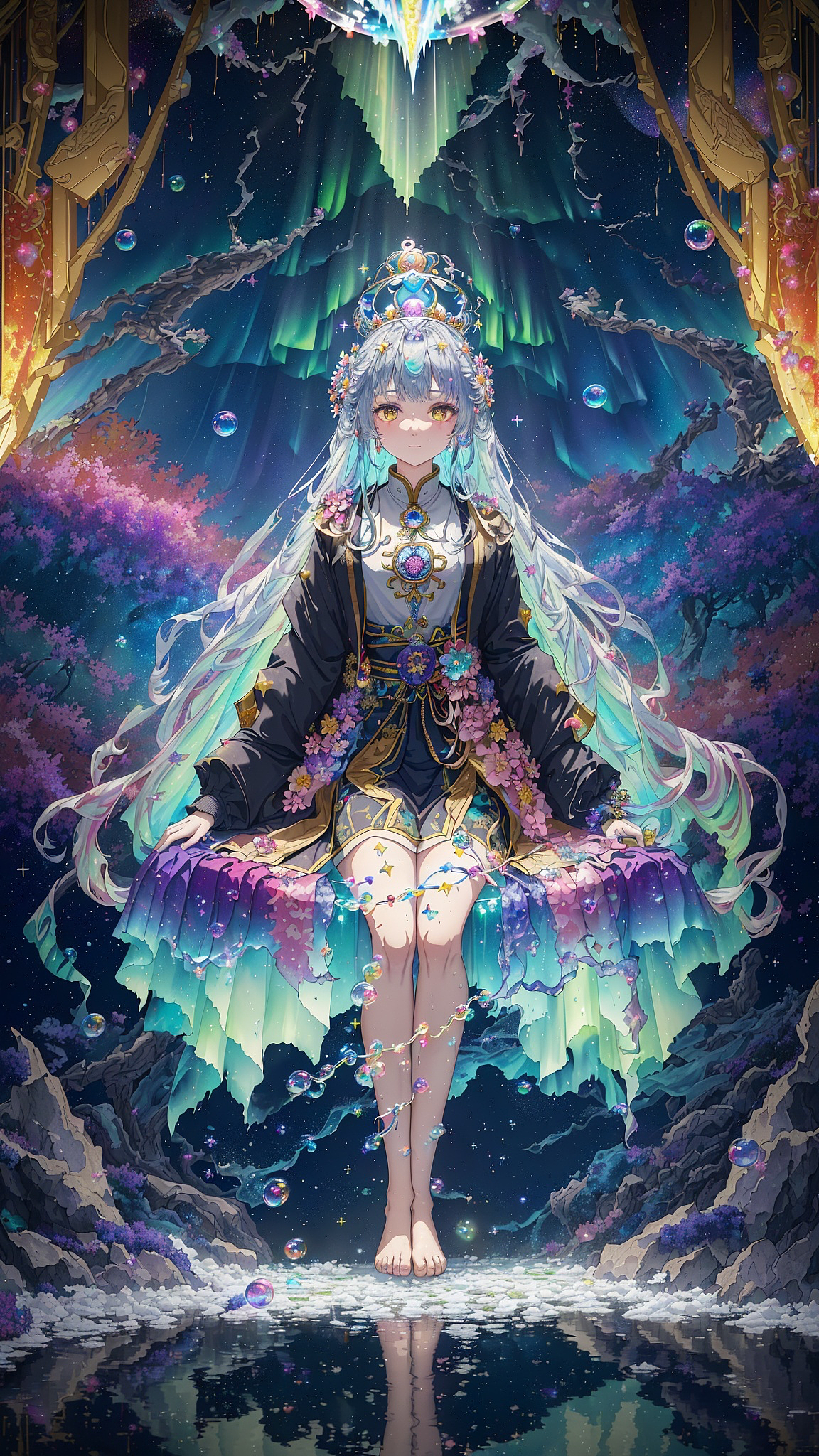 AI作品(地狱孟婆极光系列)