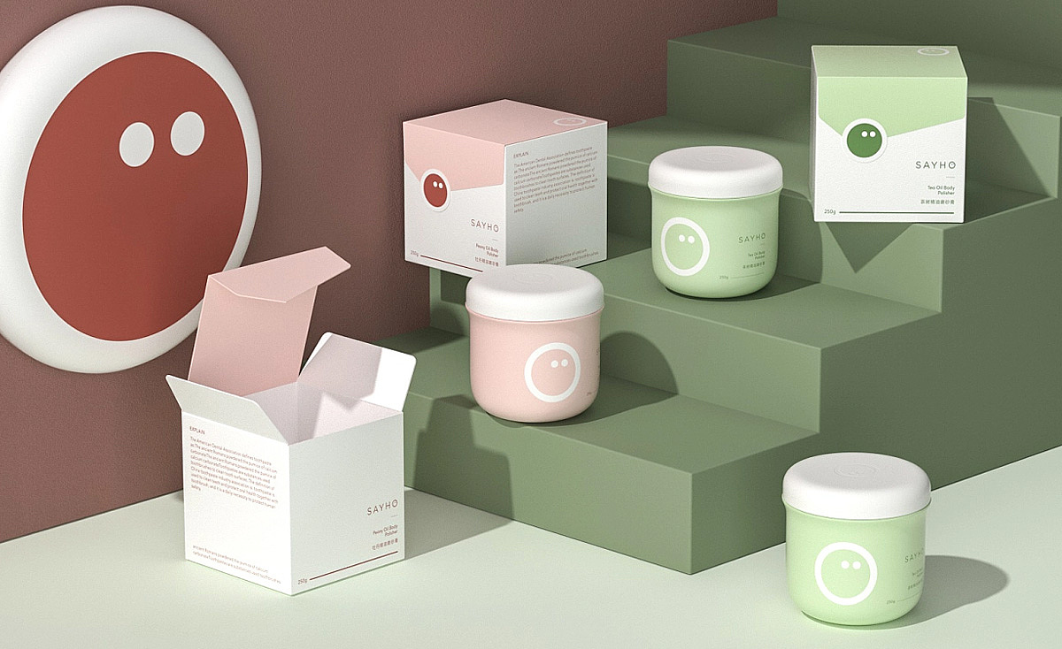 呆萌护肤包装设计