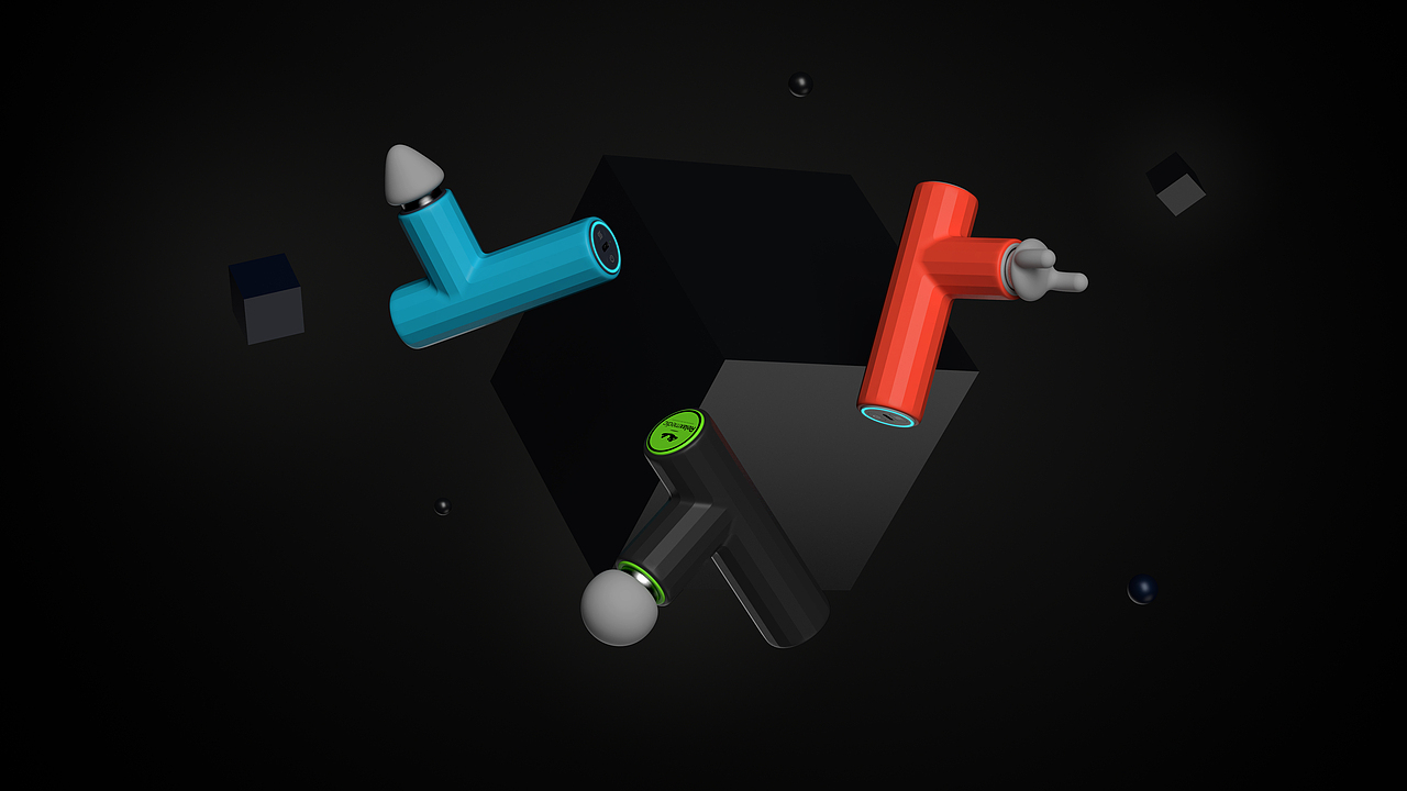 mini筋膜枪（图ZMzIwMTcxNjY0） - 电子产品 - 站酷设计师半圆角工业设计原创素材 - 站酷ZCOOL