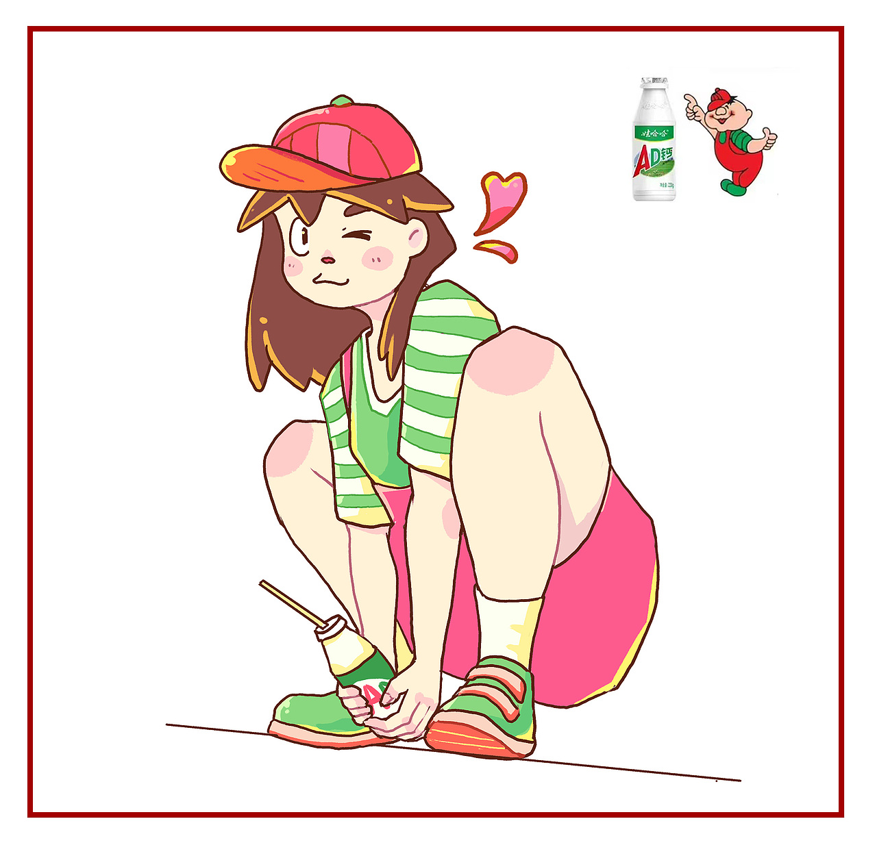 国货食品拟人练习（图ZMzA3MTAzMjI4） - 创作习作 - 站酷设计师JADE奚原创素材 - 站酷ZCOOL