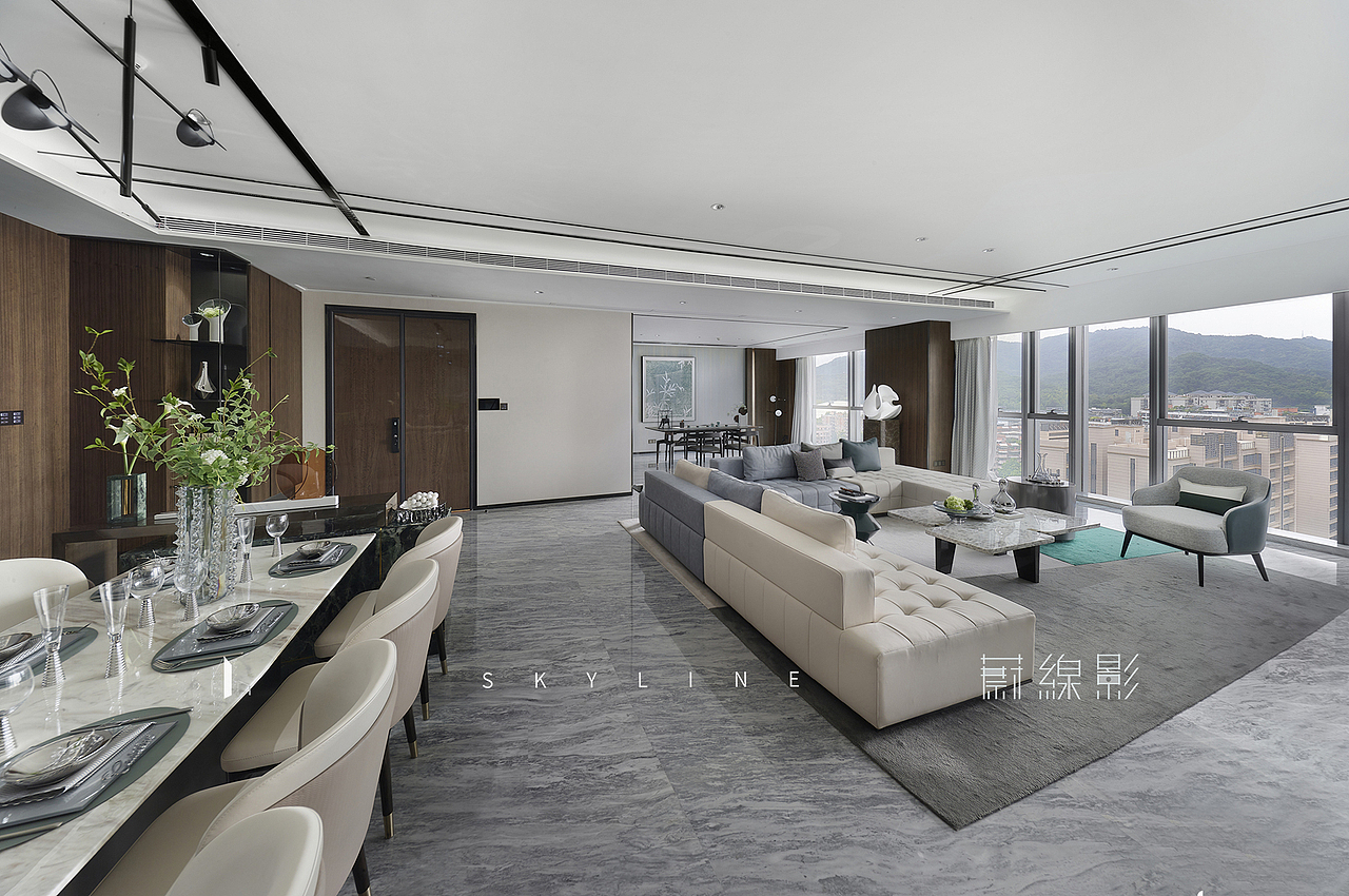 地产样板间拍摄|广州白云之窗,320㎡精奢大平层豪宅房