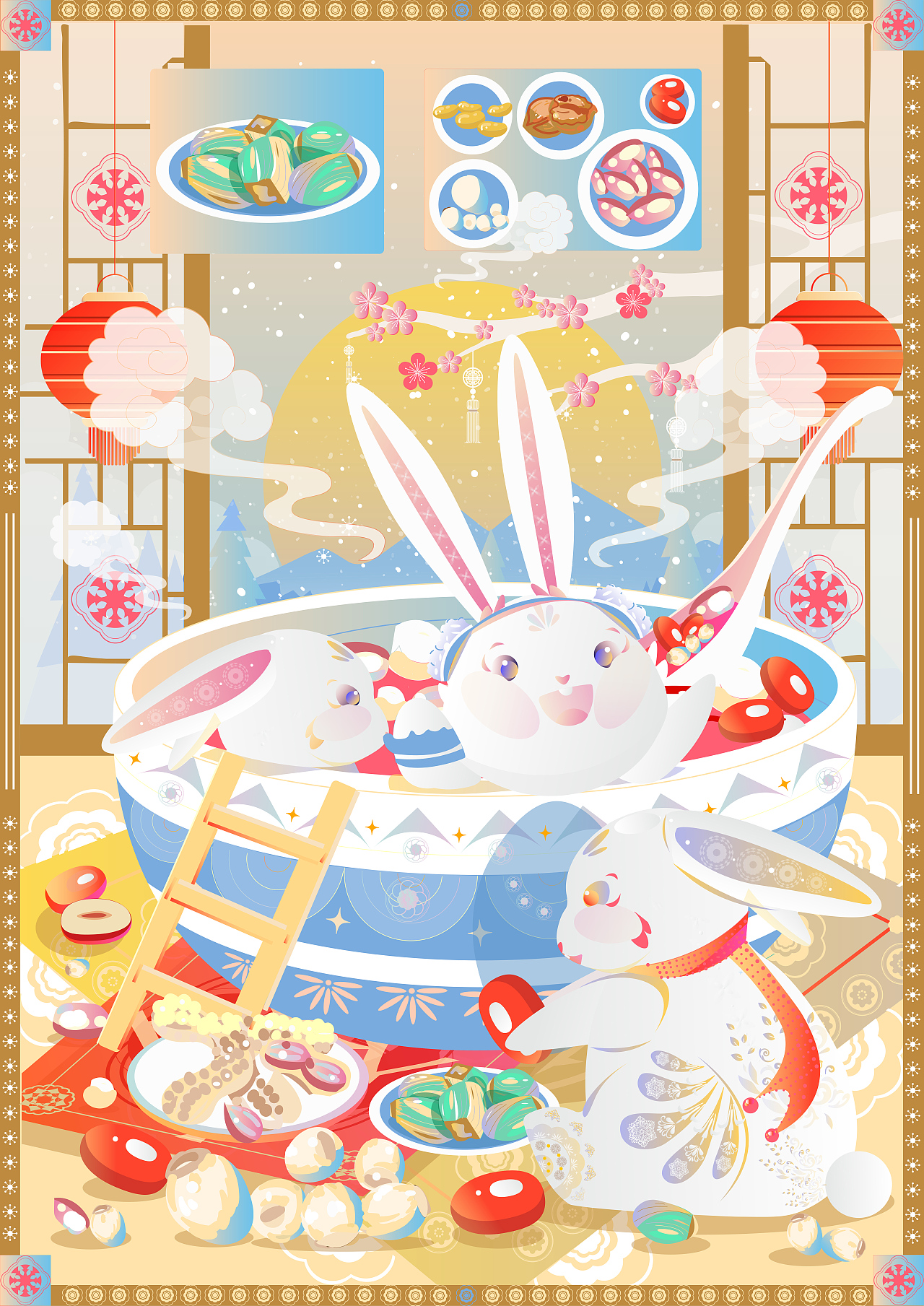 梦兔缘（图ZMzU0MDk4Nzcy） - AI作品 - 站酷设计师旋律麦乐迪原创素材 - 站酷ZCOOL