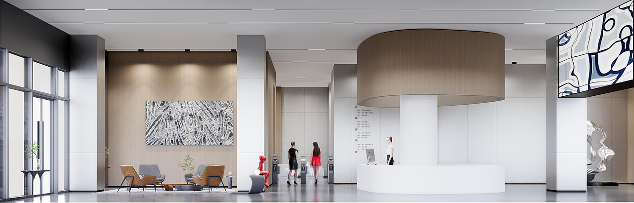 星合广场写字楼大堂