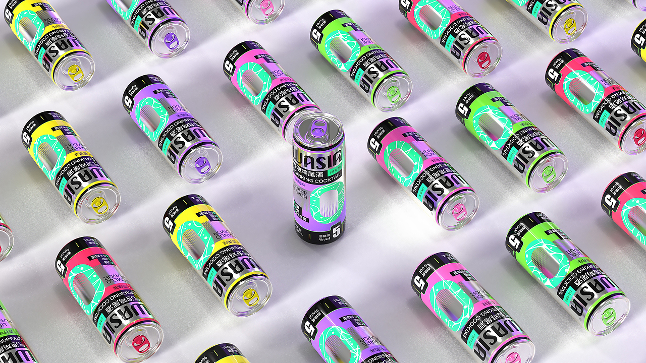 WASIA佤萨气泡鸡尾酒 | 品牌包装全案