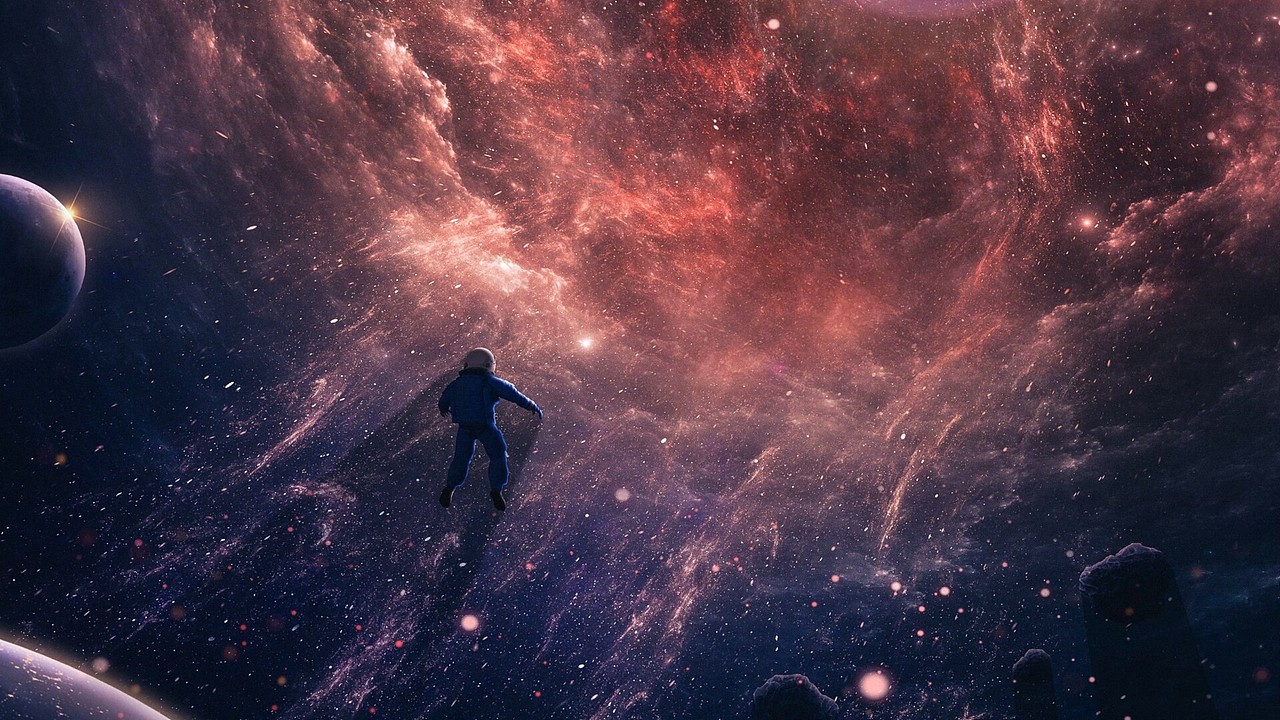 星河下的宇航员高清动态壁纸（图ZMzE1NzkxMzMy） - 其他 - 站酷设计师嘟啦卡原创素材 - 站酷ZCOOL