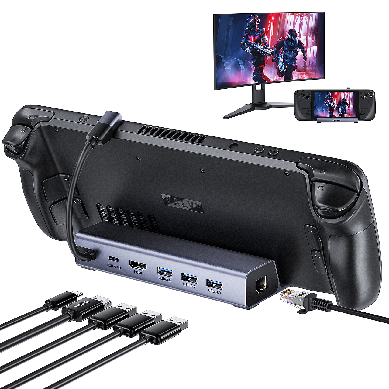 近期杂图-steam deck -HDMI切换器-USB集线器 HUB（图ZMzIzMjg4NzI4） - 产品 - 站酷设计师LYNNArs原创素材 - 站酷ZCOOL