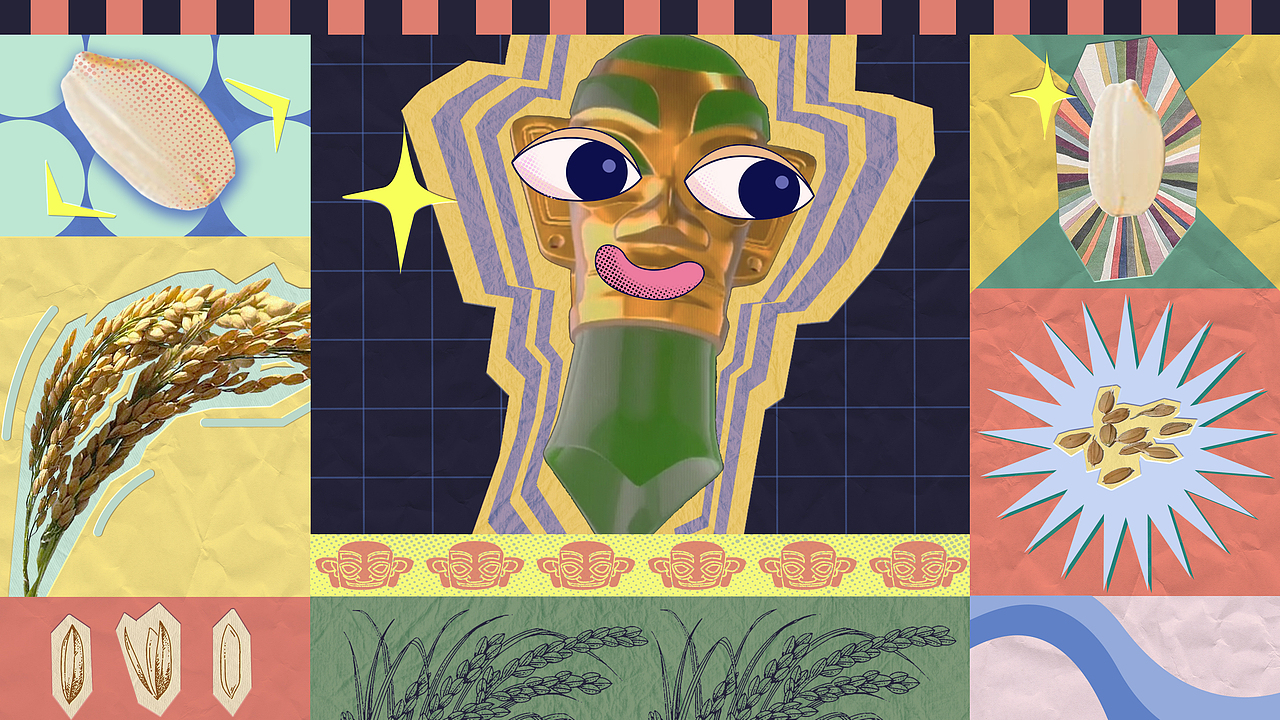 人民日报《这文物很中国》- 拼贴美术稿（图ZMzMwNDczMjU2） - 商业插画 - 站酷设计师BubblePlanet原创素材 - 站酷ZCOOL