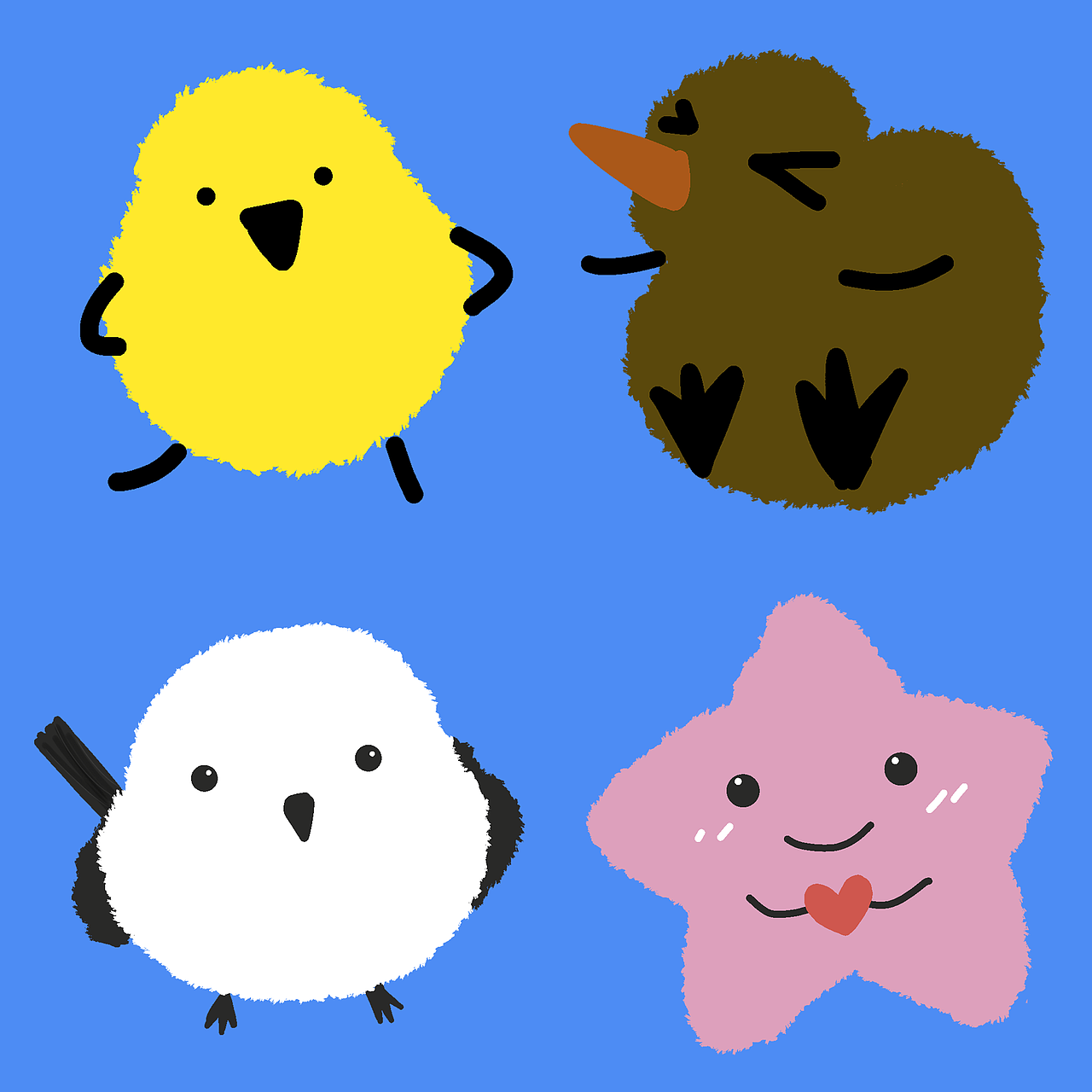 毛绒绒的伙伴们