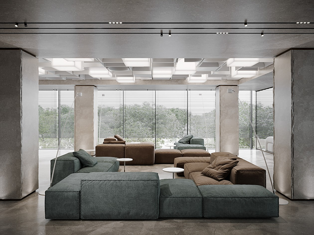 1000㎡办公空间设计（图ZMzM0NTc2NDAw） - 商业空间设计 - 站酷设计师工装之家装修网原创素材 - 站酷ZCOOL