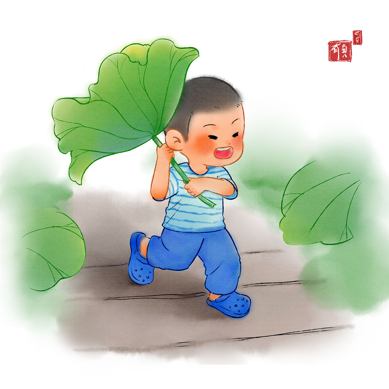 乡下最喜欢去的就是荷花池,拽荷叶