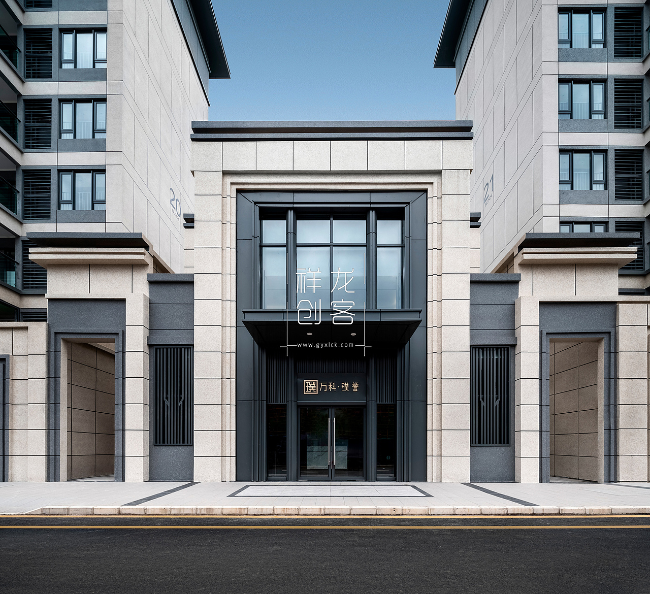 万科璞誉洋房交付园林建筑空间摄影(贵阳)