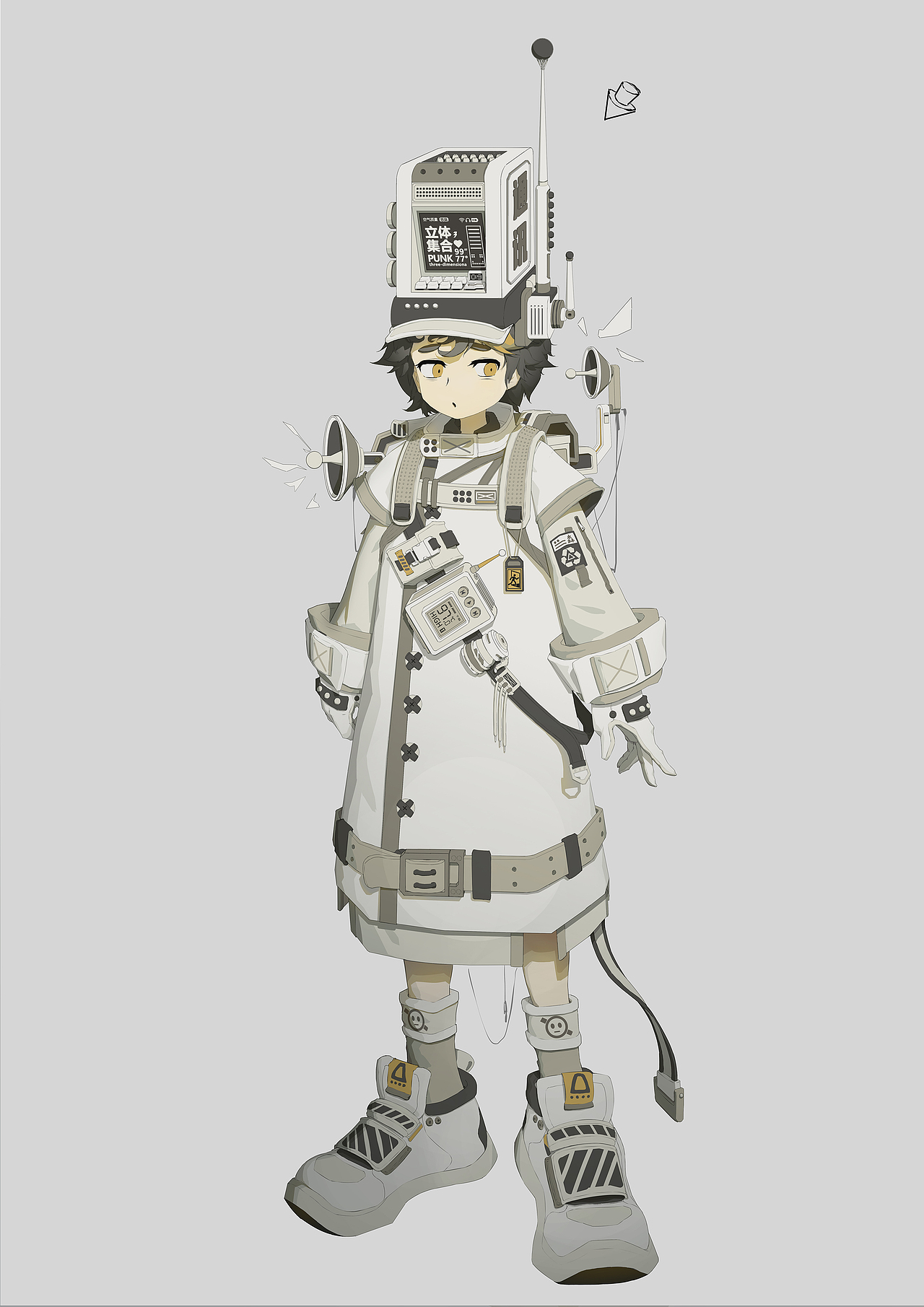机能风 角色设计（图ZMzQyMTAxMjA4） - 游戏原画 - 站酷设计师阿森707原创素材 - 站酷ZCOOL