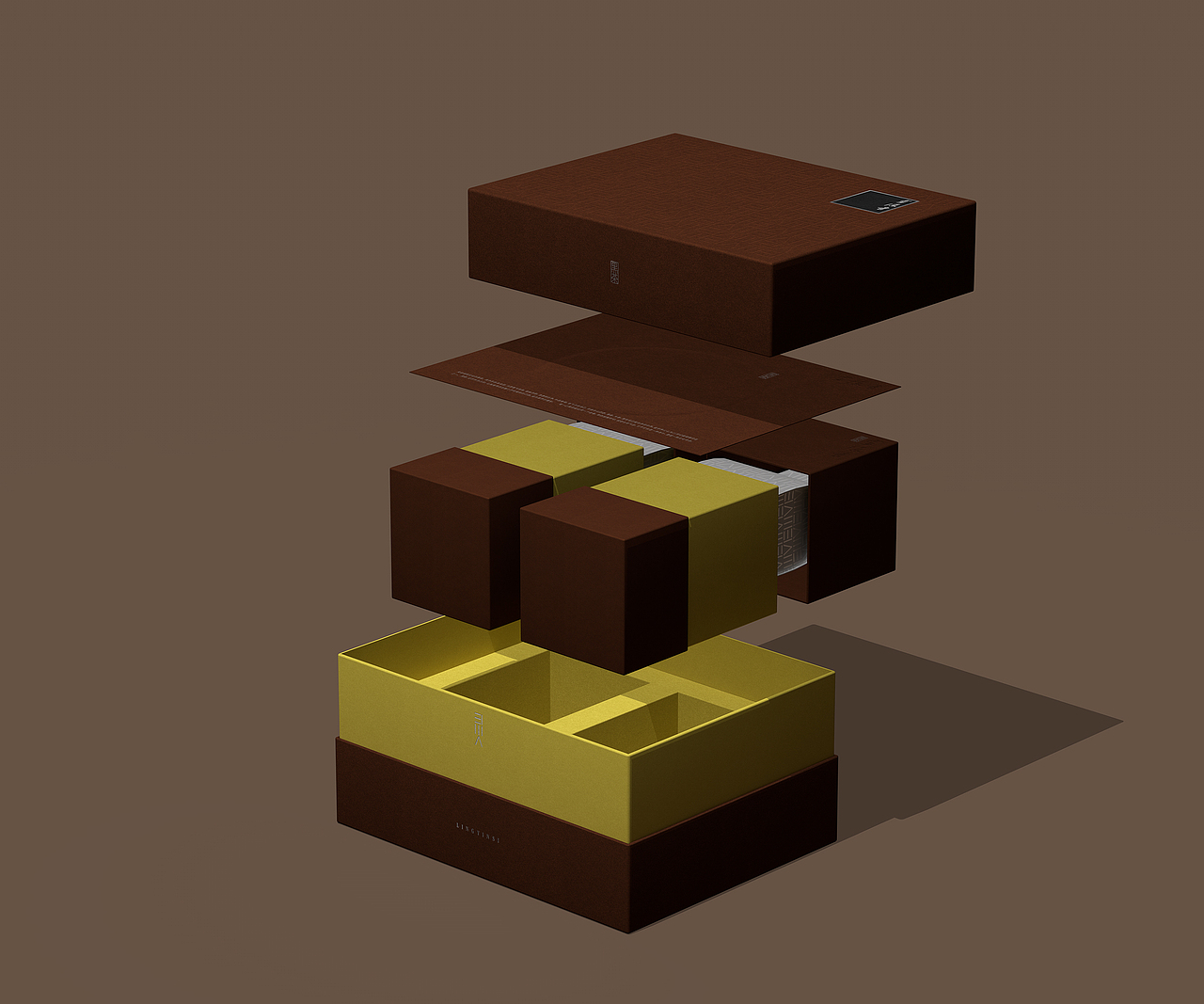 灵隐寺—茶礼符号logo及包装