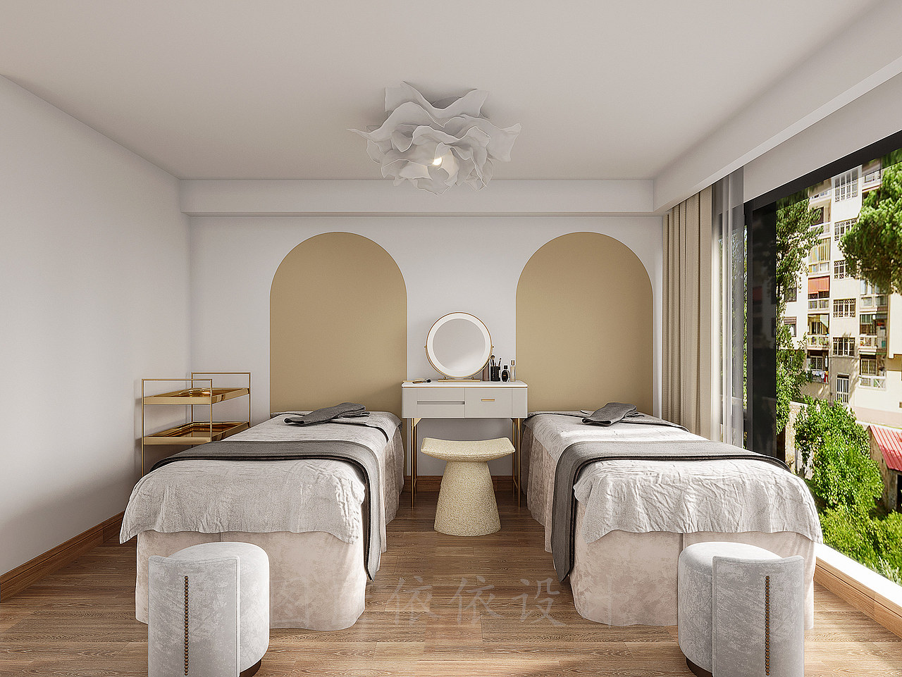 美容护肤设计——温柔质感空间