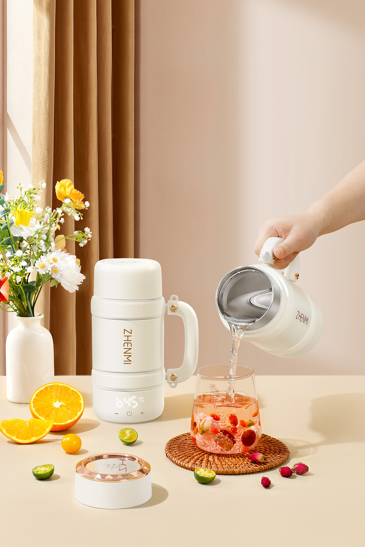 旅行便携电热水壶