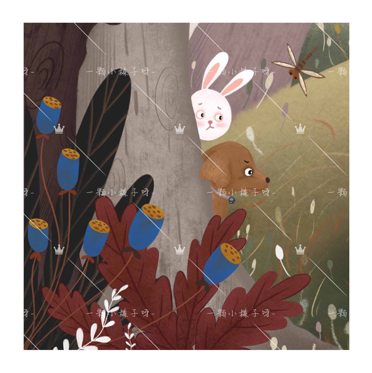 #儿童插画# 绘本内页练习