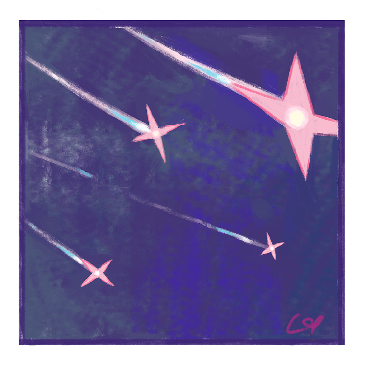 流星|Illustration|Writing Exercises|小林翼子_Original作品-站酷ZCOOL