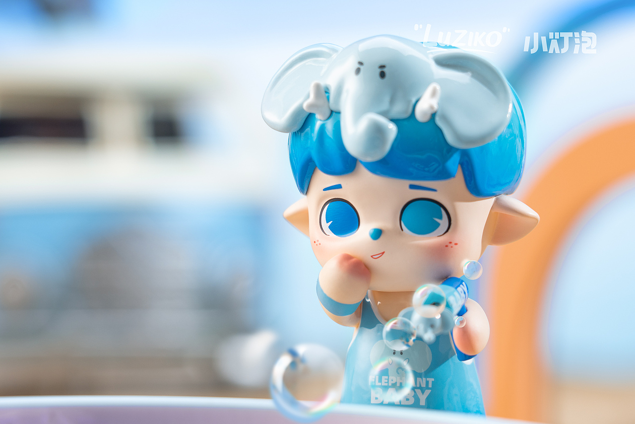 盲盒拍摄 鹿豆子LUZIKO潮萌动物系列 摄影视觉策划